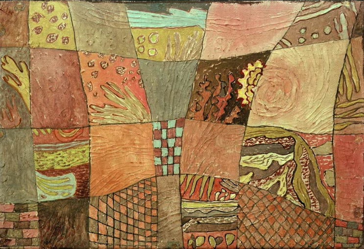 Kunstdruck „Garten=rhythmus“ von Paul Klee, handgefertigt in Deutschland