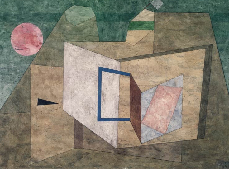 Kunstdruck „Geöffnet“ von Paul Klee