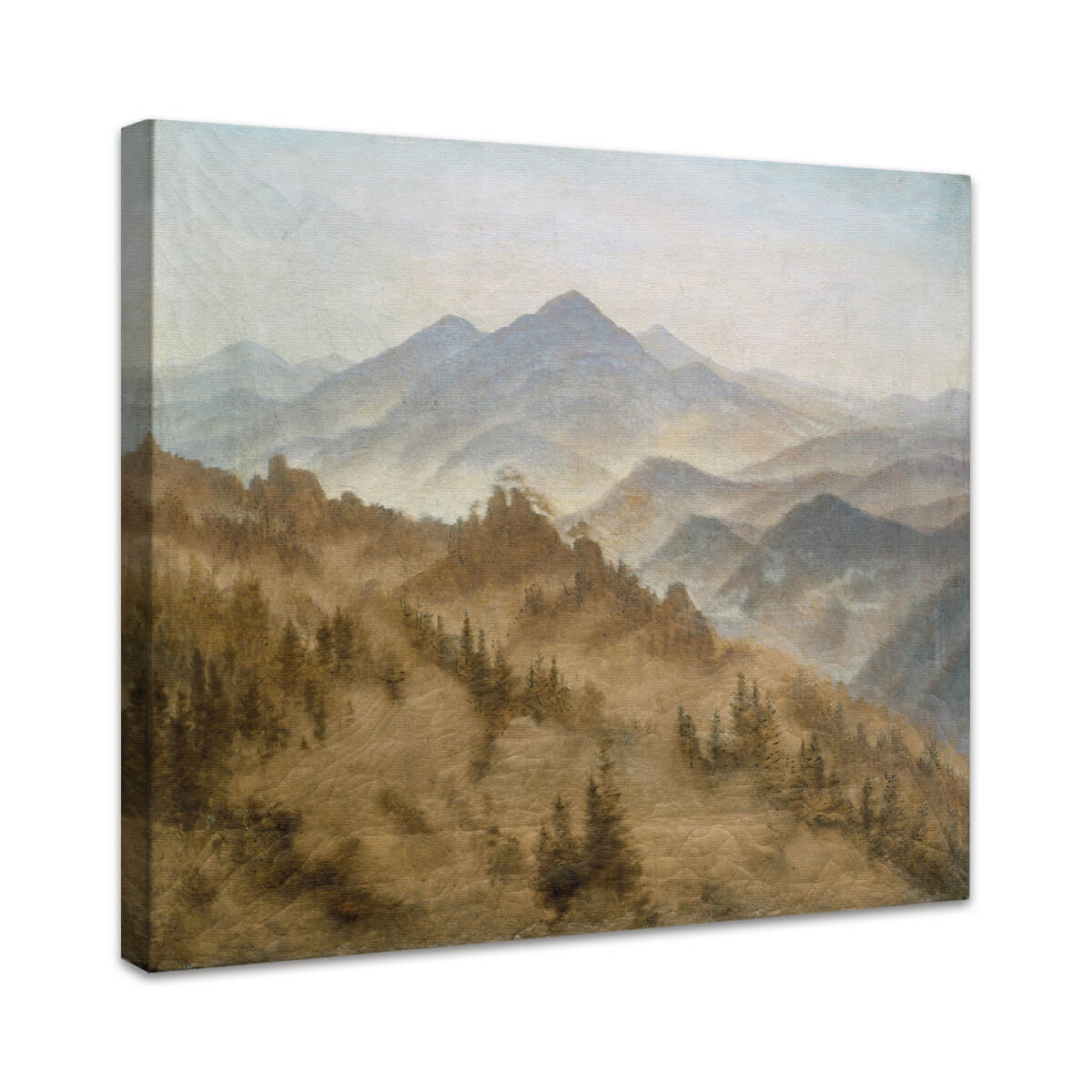 Gebirge bei aufsteigendem Nebel | Caspar David Friedrich
