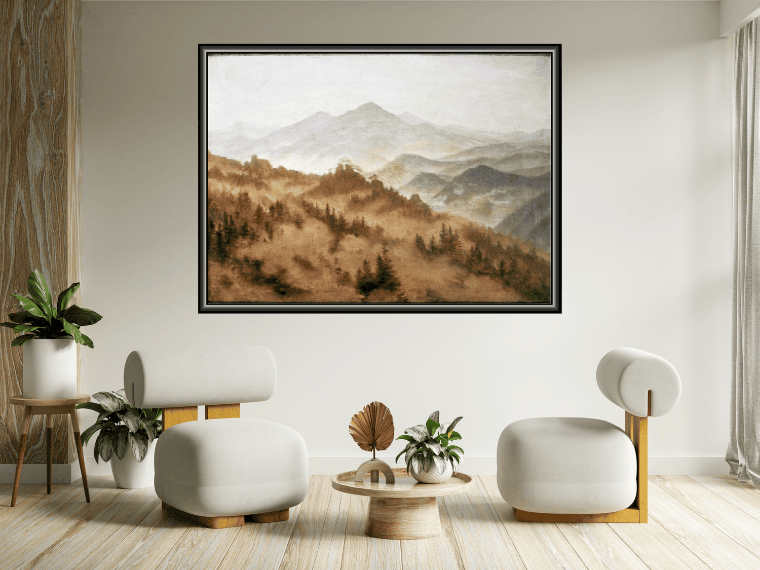 Gebirge bei aufsteigendem Nebel | Caspar David Friedrich