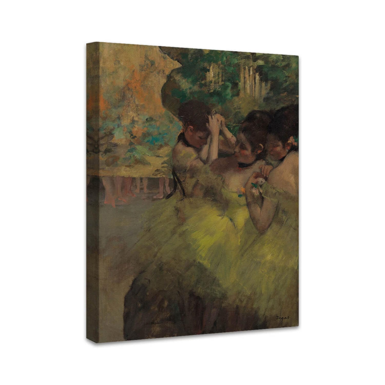 Gelbe Tänzerinnen (In den Startlöchern) | Edgar Degas