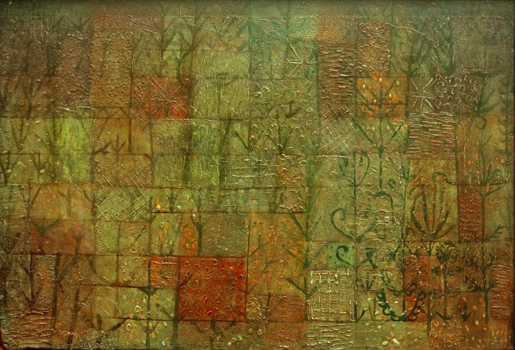 Kunstdruck „Gemüsegarten“ von Paul Klee, handgefertigt in Deutschland