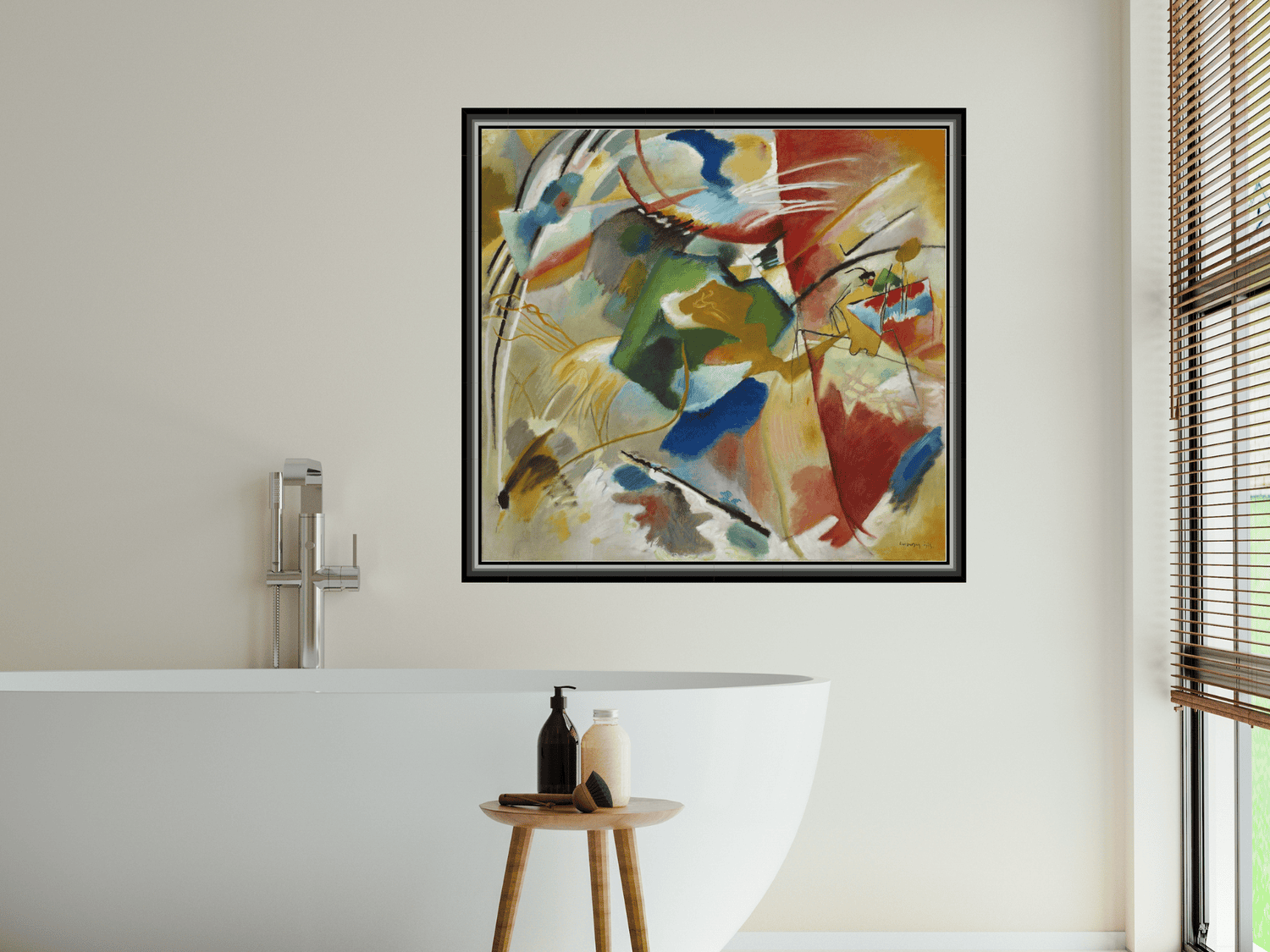 Gemälde mit grünem Zentrum | Wassily Kandinsky