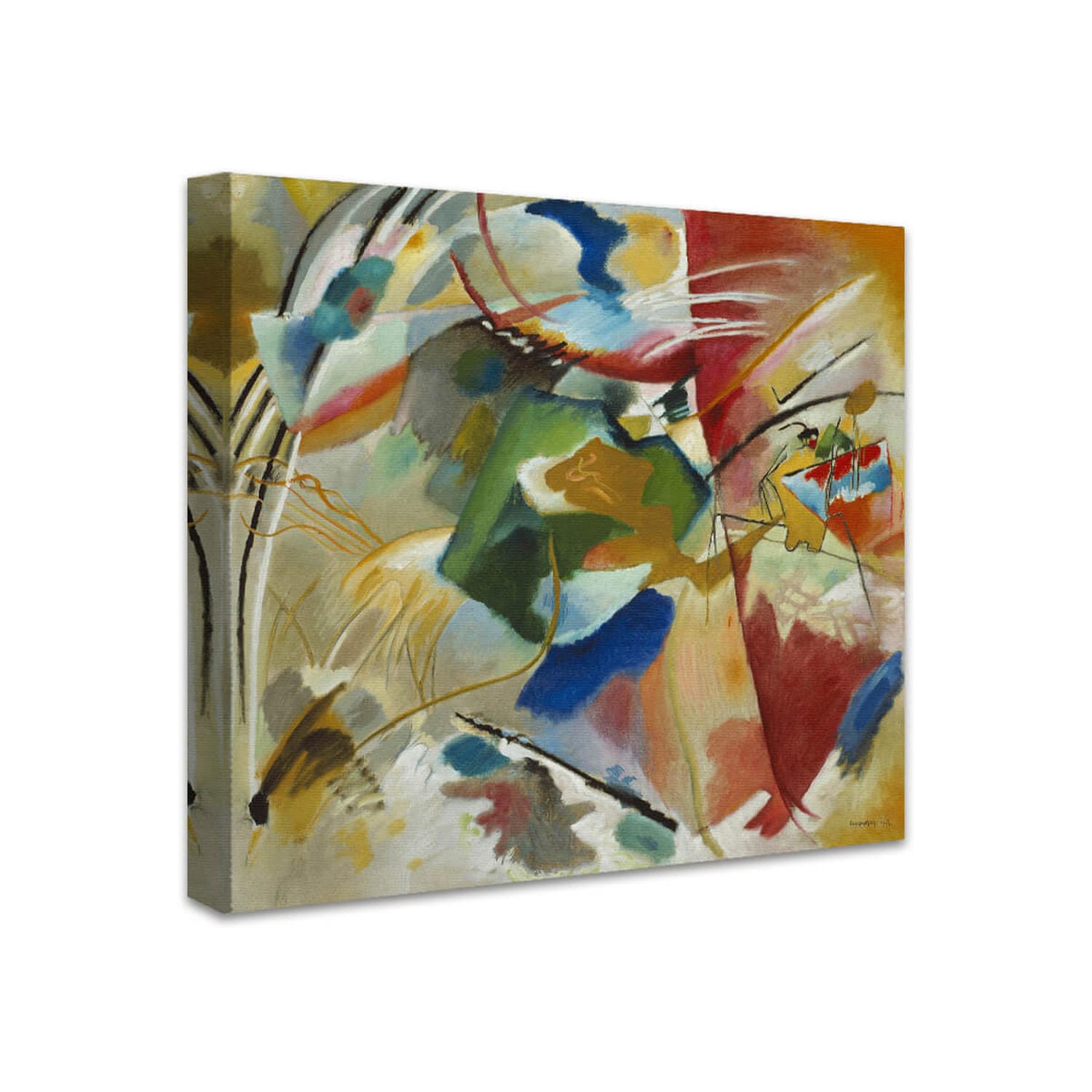 Gemälde mit grünem Zentrum | Wassily Kandinsky