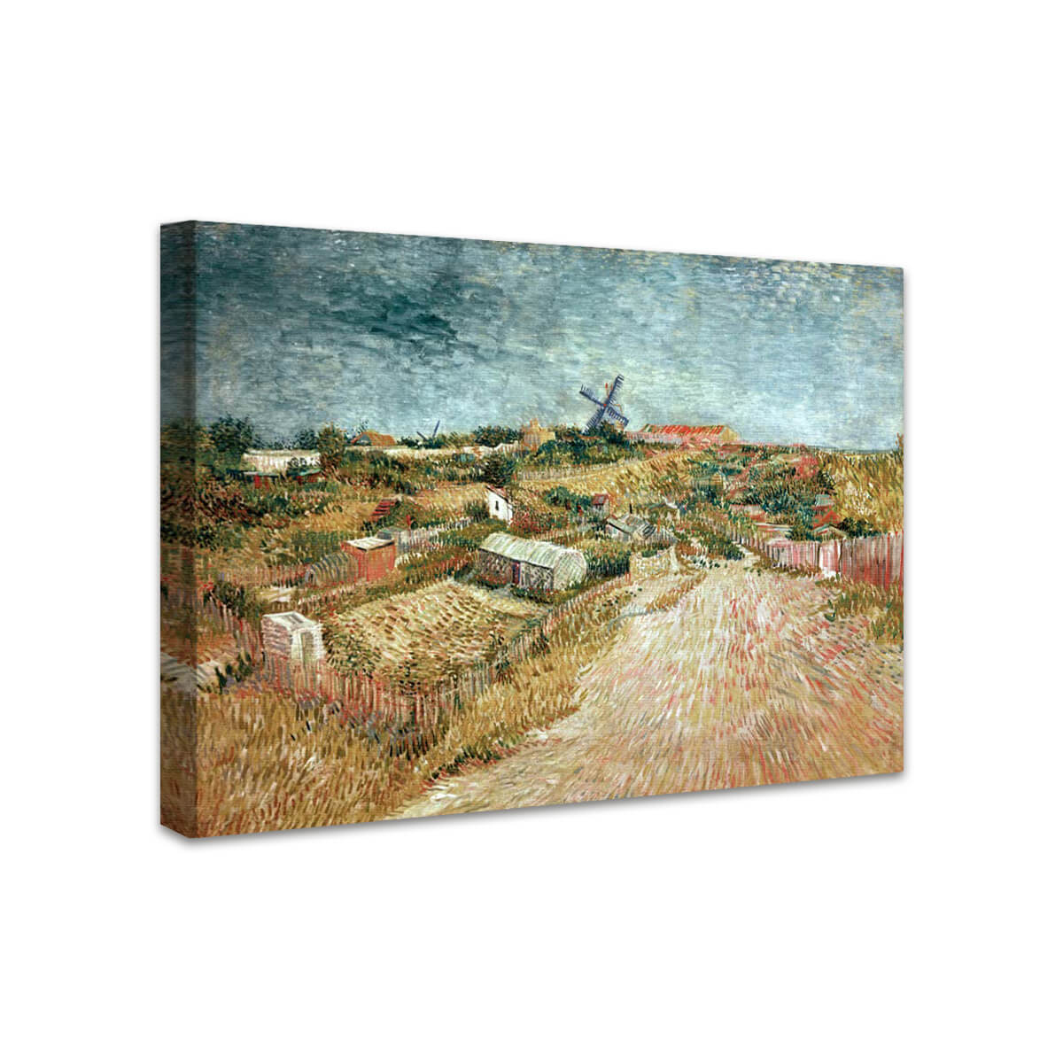 Gemüsegärten an der Butte Montmartre | Vincent van Gogh