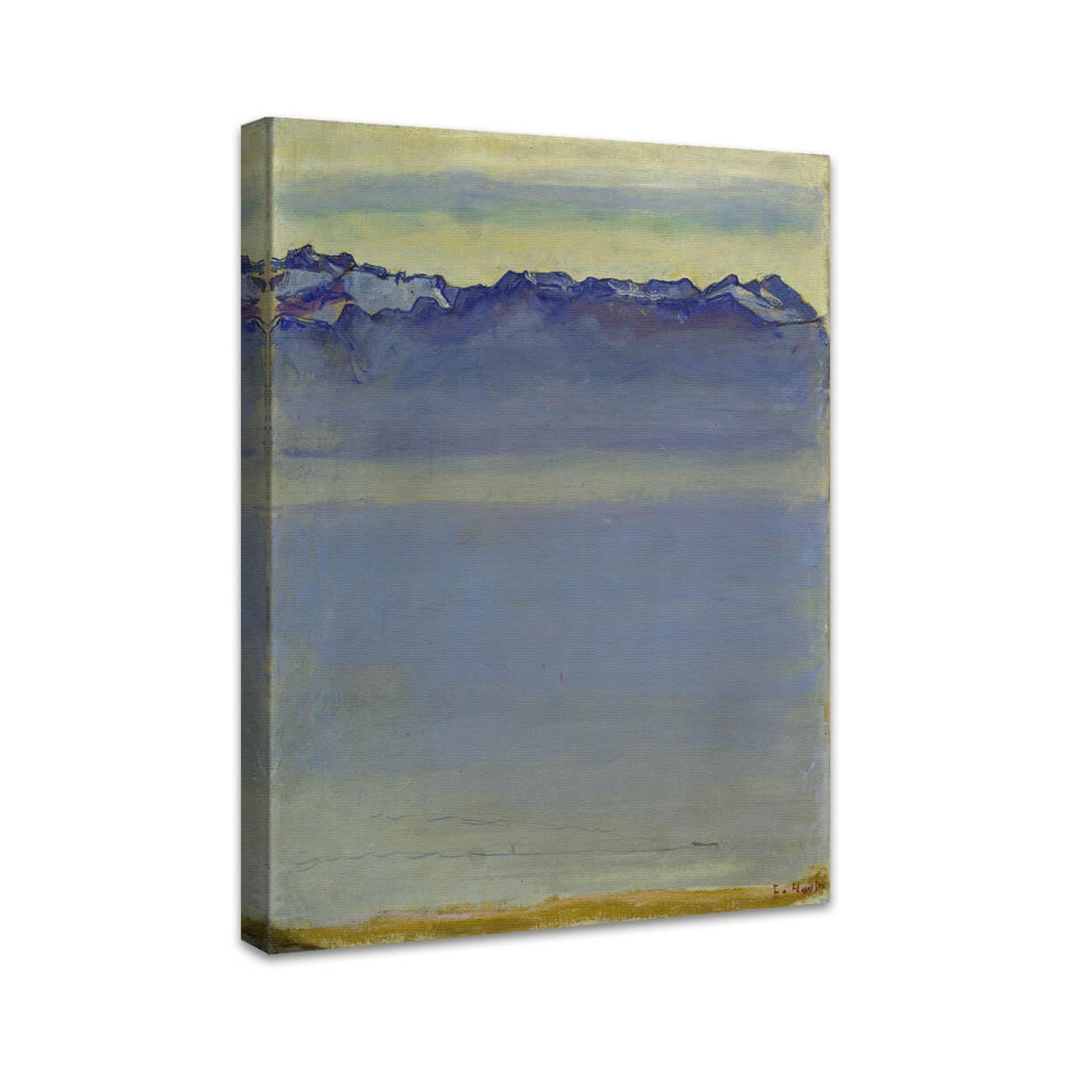 Genfer See mit den Savoyer Alpen | Ferdinand Hodler