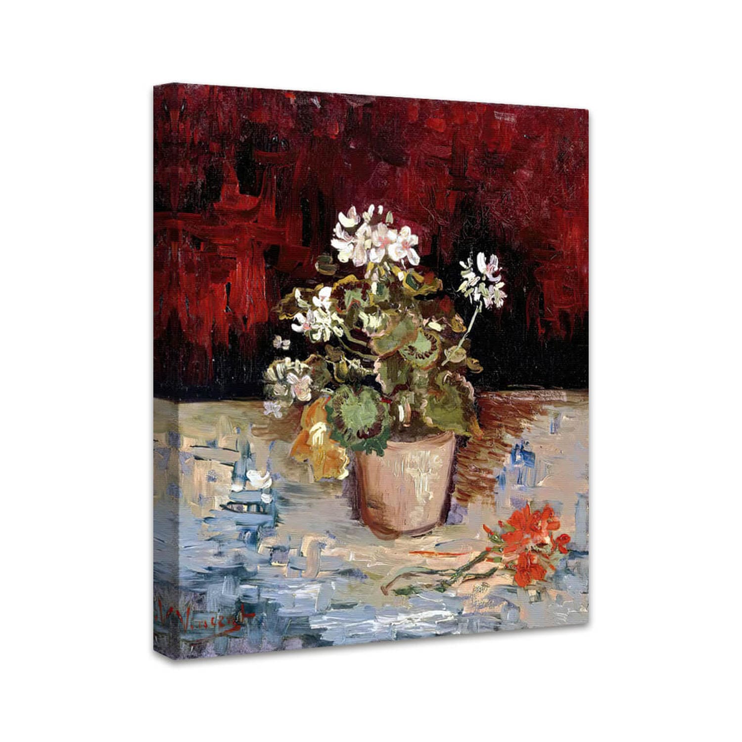 Geranie in einem Blumentopf | Vincent van Gogh