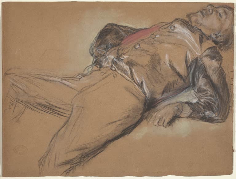 Kunstdruck des Gemäldes „Gestürzter Jockey“ von Edgar Degas, detailgetreu reproduziert und in Deutschland von Hand gefertigt.