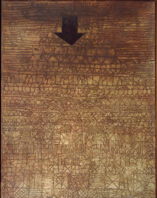 Kunstdruck „Gezeichnete Stadt“ von Paul Klee, handgefertigt in Deutschland