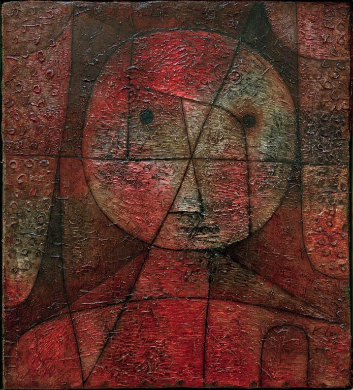 Kunstdruck „Gezeichneter“ von Paul Klee mit abstrakter Zeichnung und charakteristischen Linien und Formen

