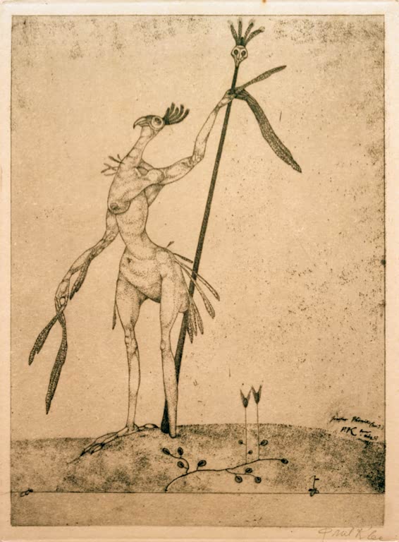 Kunstdruck „Greiser Phönix“ von Paul Klee, handgefertigt in Deutschland