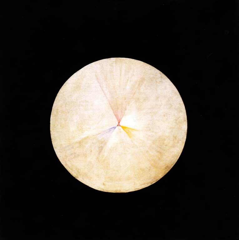 Kunstdruck „Gruppe IX / SUW, Schwan Nr. 14“ von Hilma af Klint mit abstrakter, symbolischer Komposition