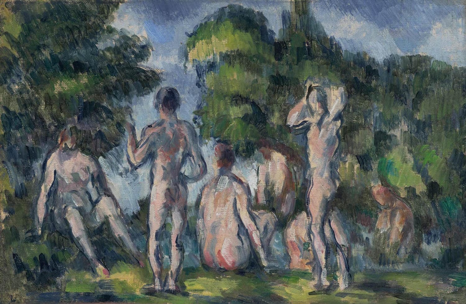 Gruppe von Badenden | Paul Cézanne