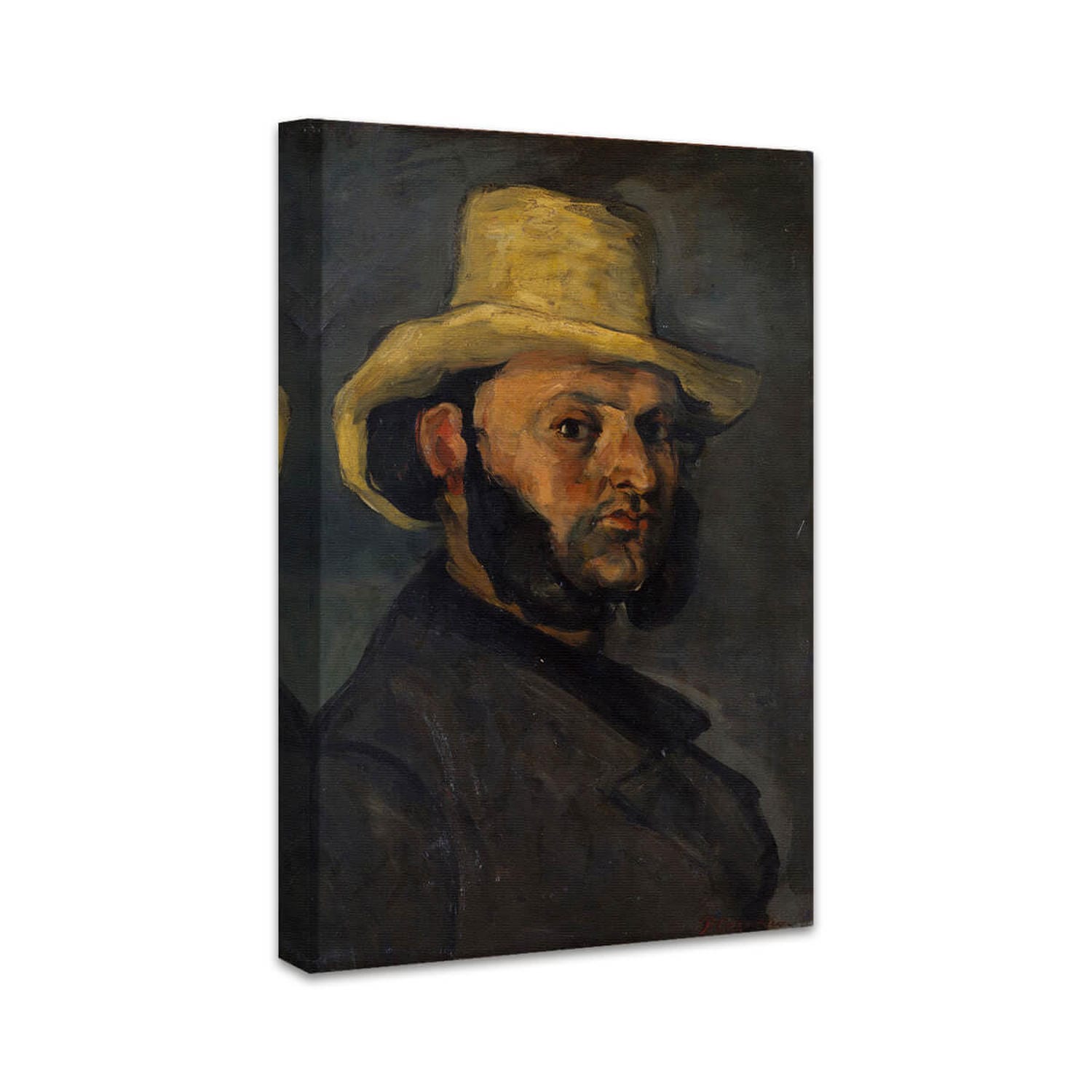 Gustave Boyer (geb. 1840) mit Strohhut | Paul Cézanne