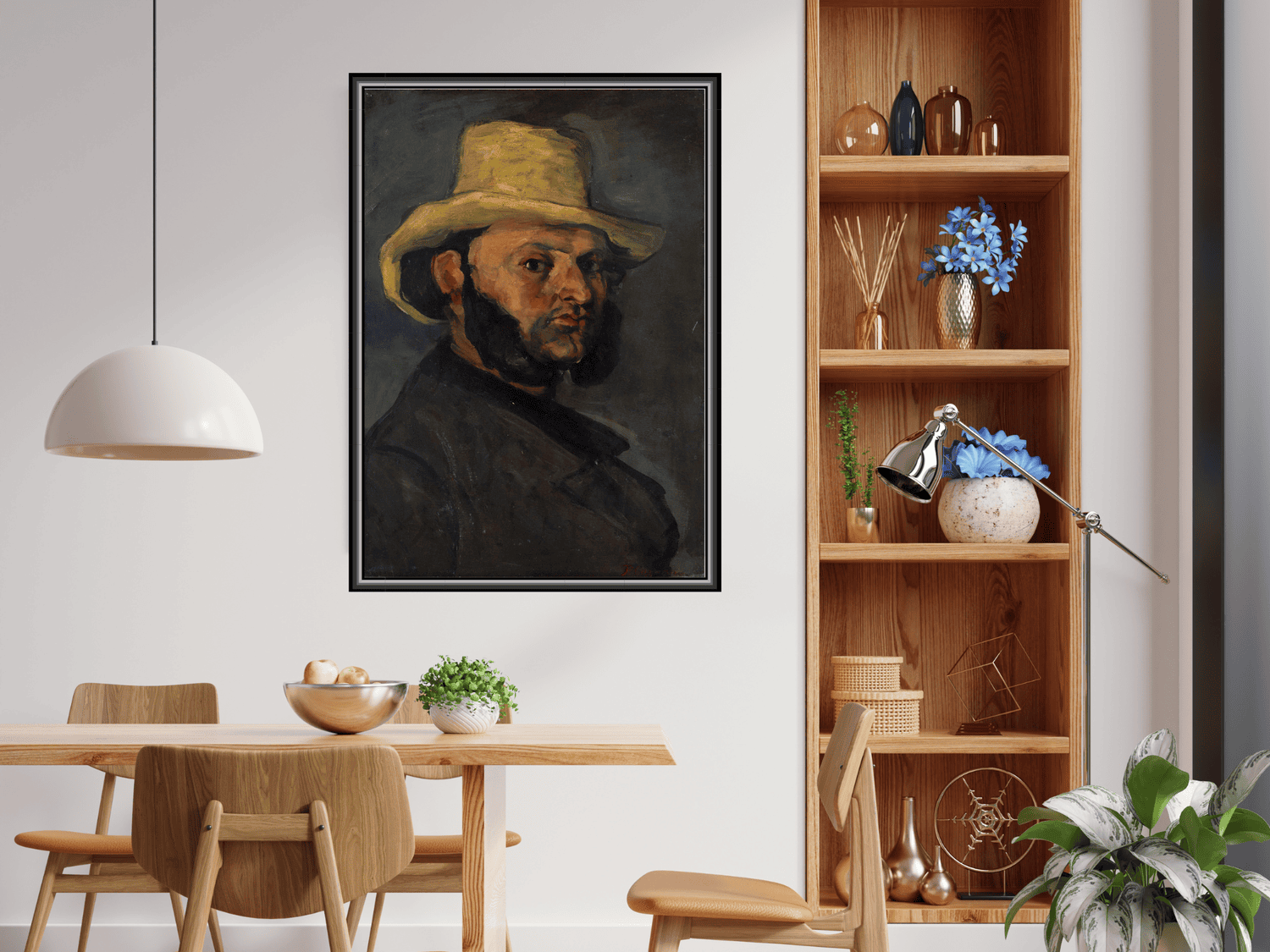 Gustave Boyer (geb. 1840) mit Strohhut | Paul Cézanne