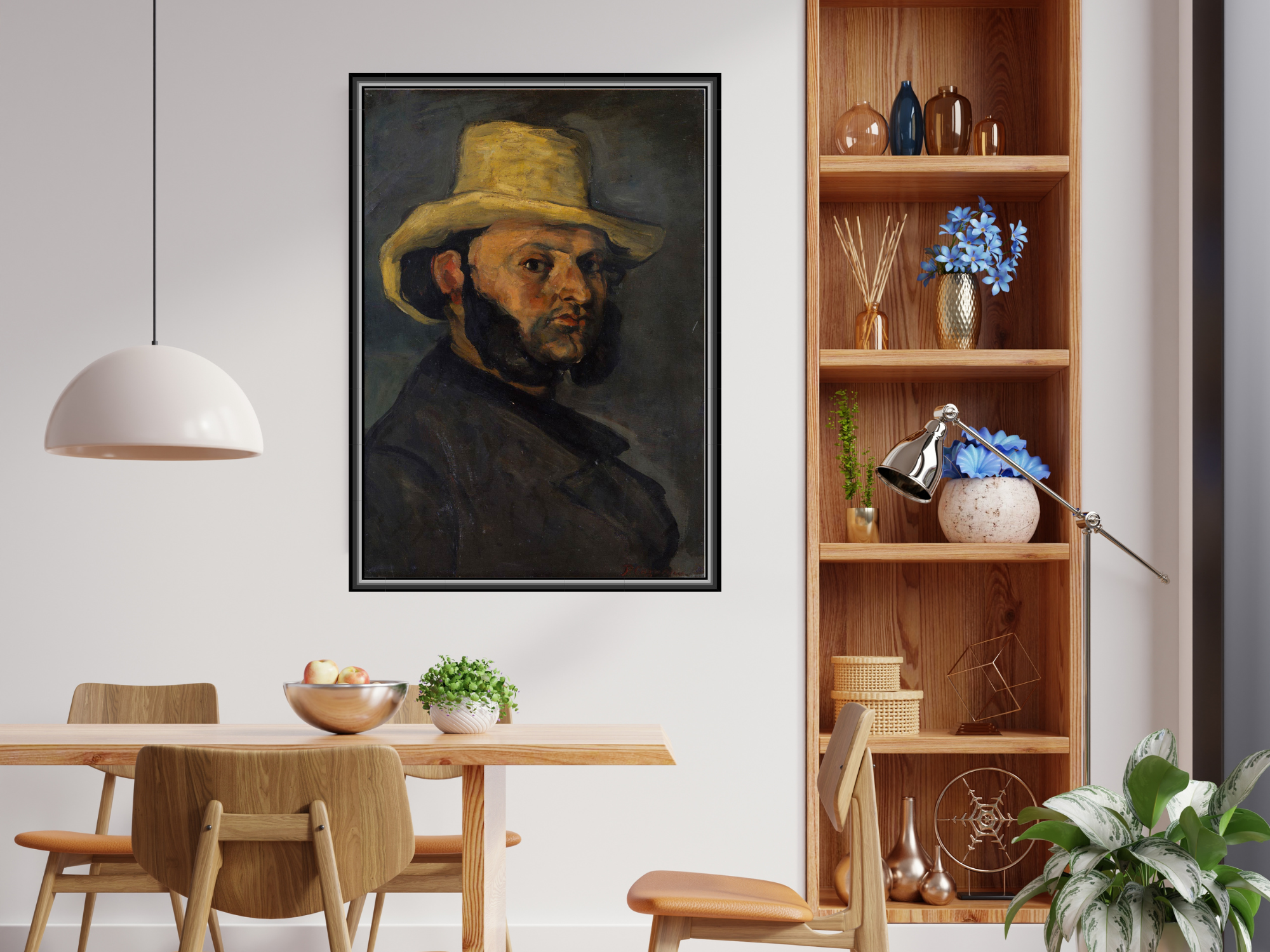 Gustave Boyer (geb. 1840) mit Strohhut | Paul Cézanne