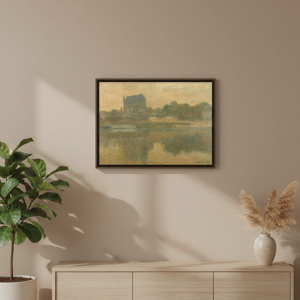Kirche von Vernon im Nebel | Claude Monet