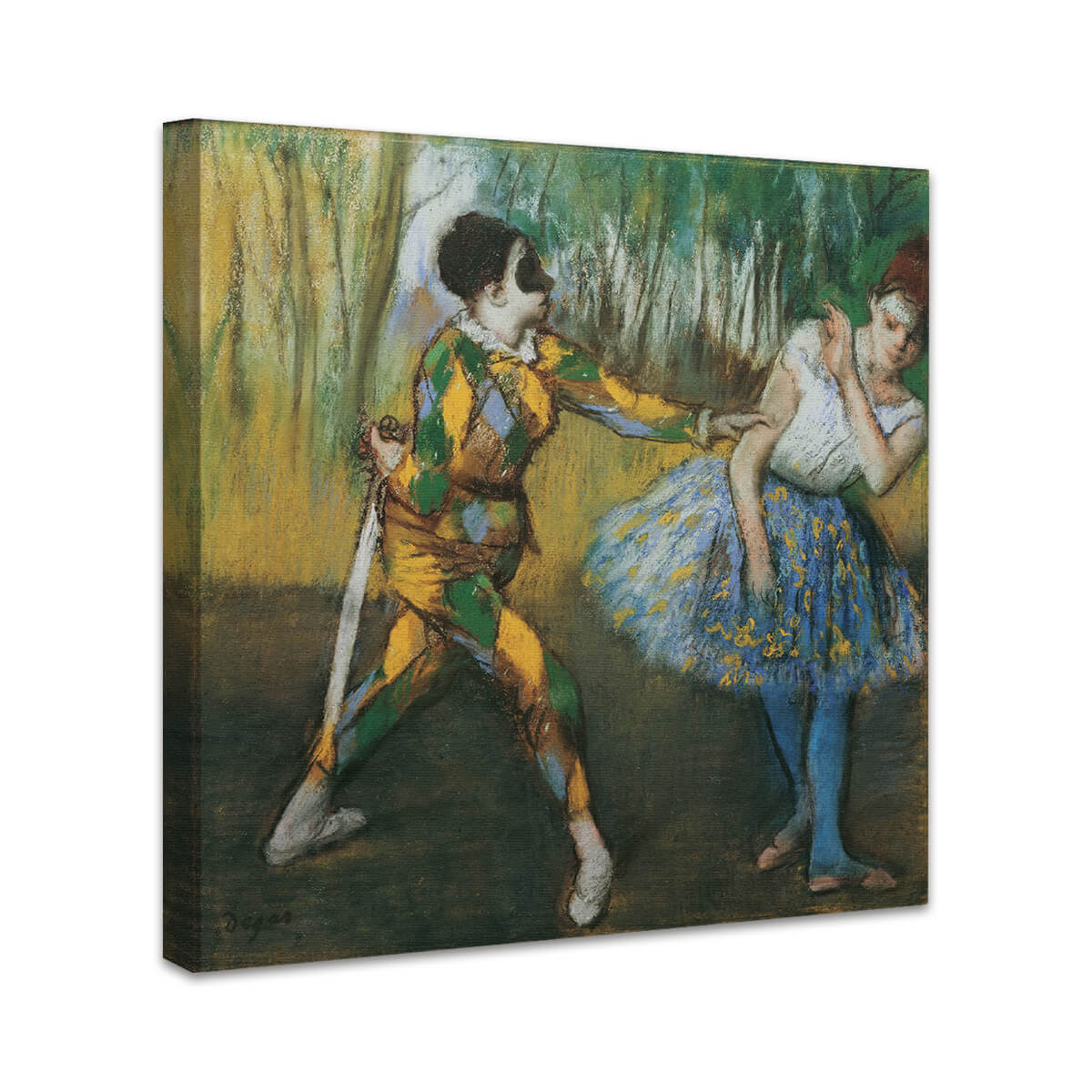Harlekin und Colombine | Edgar Degas