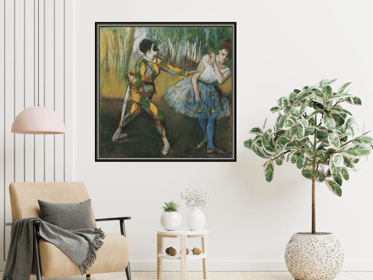 Harlekin und Colombine | Edgar Degas