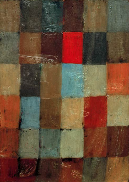 Kunstdruck „Harmonie blau=orange“ von Paul Klee

