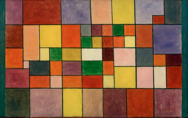Kunstdruck „Harmonie der nördlichen Flora“ von Paul Klee