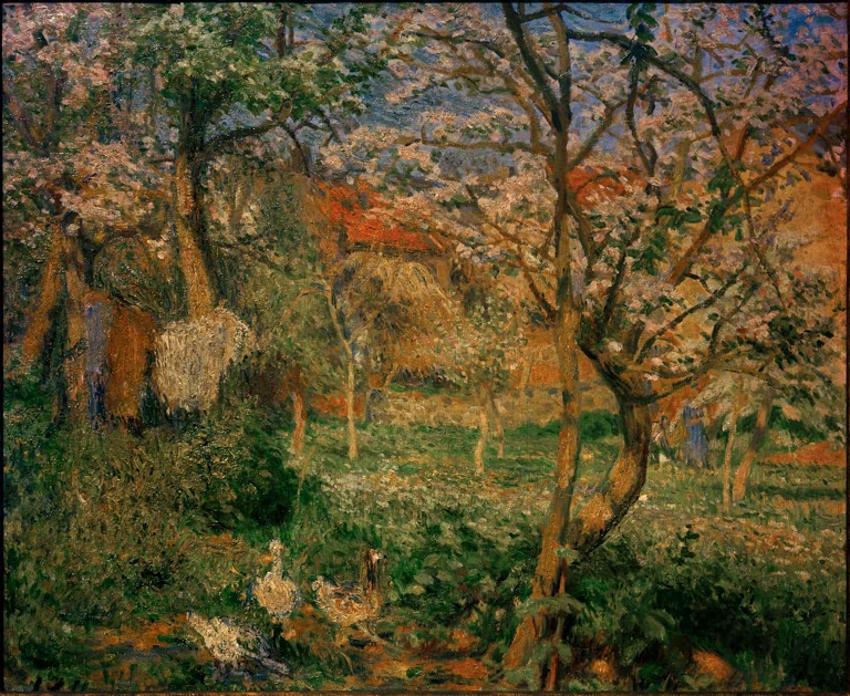 Kunstdruck Haus im Frühling von Sotaro Yasui