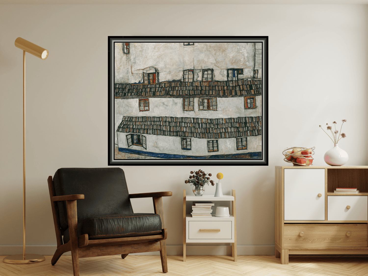 Hauswand (Fenster) | Egon Schiele