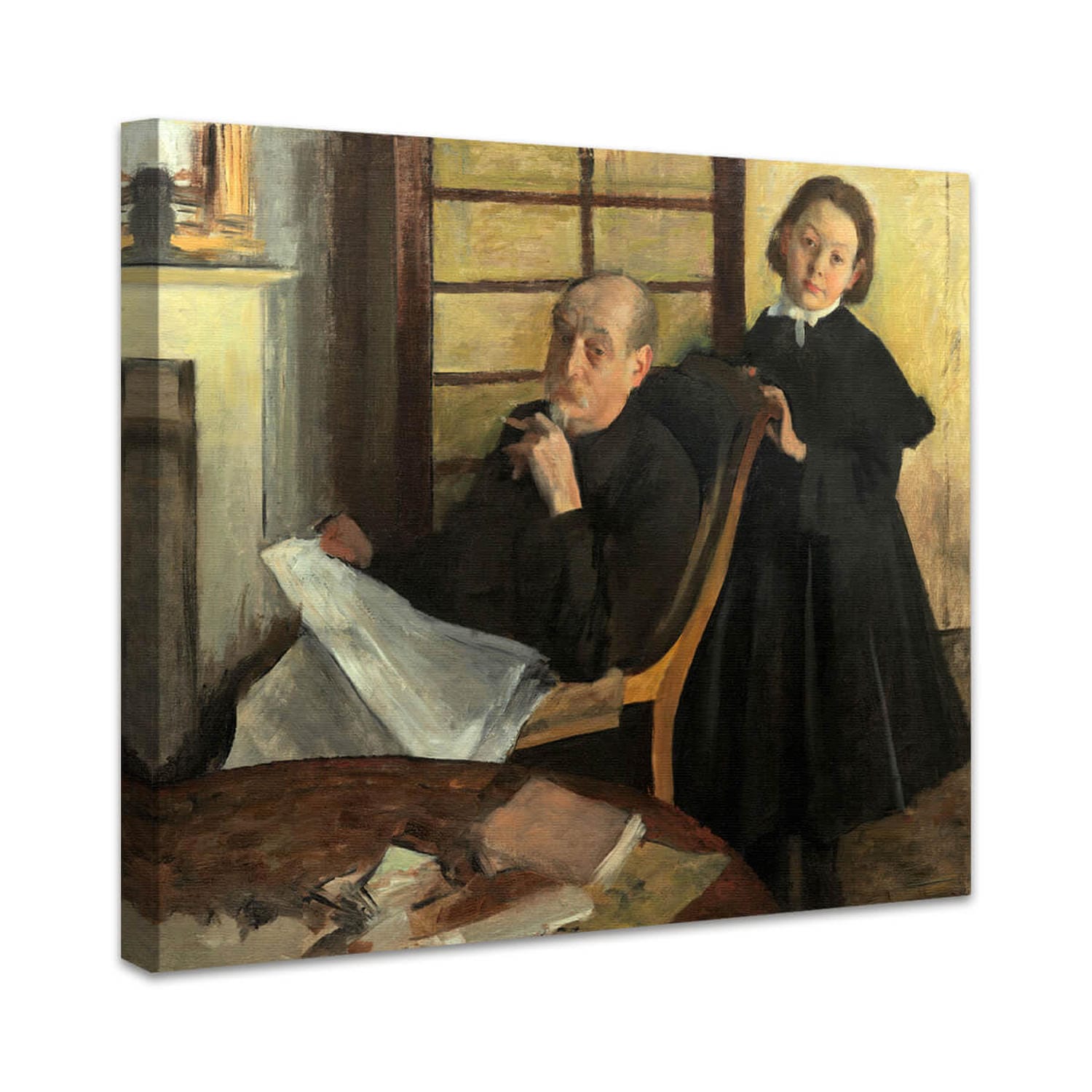Henri Degas und seine Nichte Lucie Degas Der Onkel und die Cousine des Künstlers) | Edgar Degas