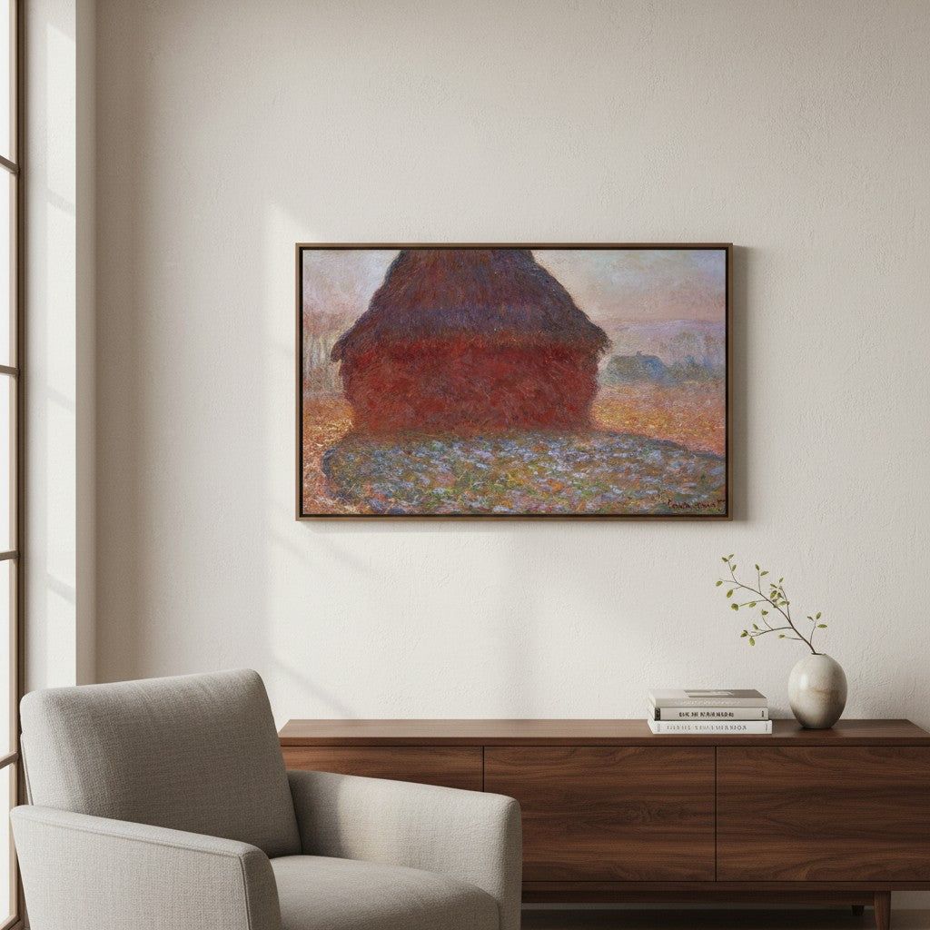 Heuhaufen im Sonnenlicht | Claude Monet