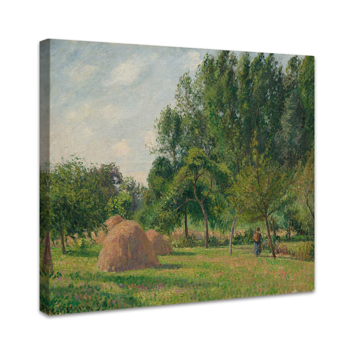 Heuhaufen, Morgen, Éragny | Camille Pissarro