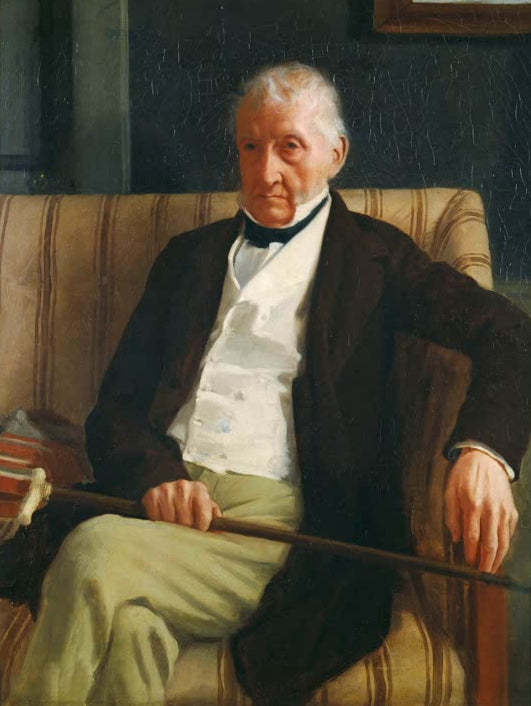 Kunstdruck von Hilaire Degas, grand-père de l'artiste von Edgar Degas mit einem ausdrucksstarken Porträt des Großvaters des Künstlers.