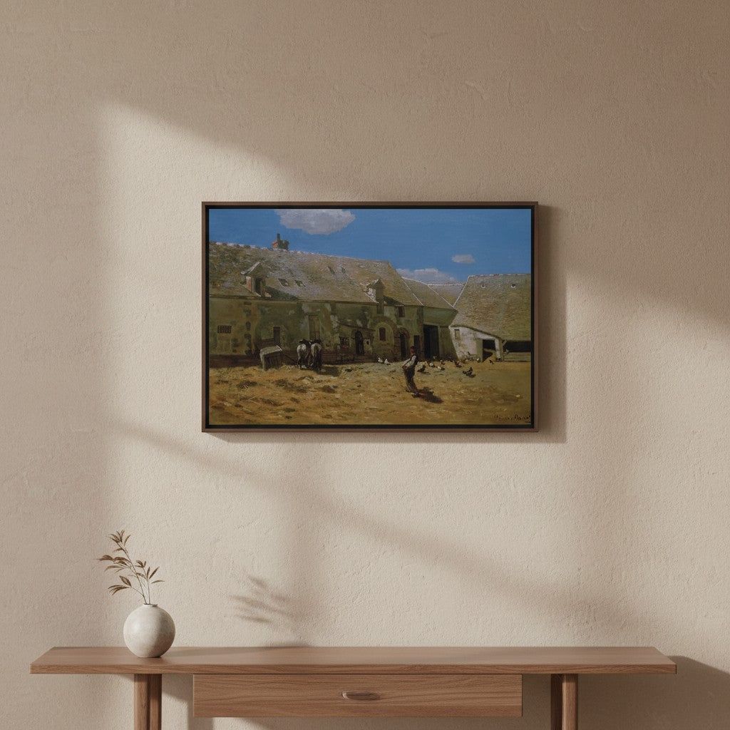 Hof eines Bauernhauses in Chailly | Claude Monet