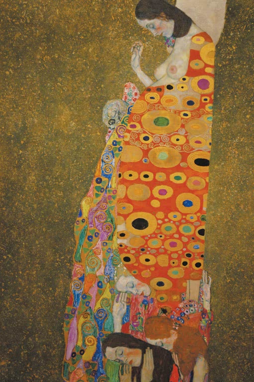 Kunstdruck des Gemäldes „Hoffnung II“ von Gustav Klimt – hochwertige Reproduktion des berühmten symbolistischen Jugendstil-Kunstwerks.