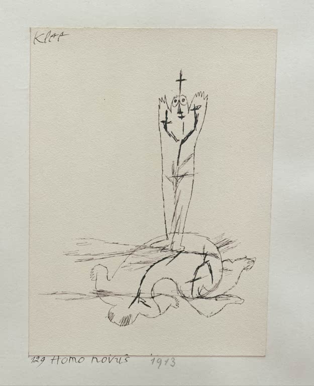 Homo novus Paul Klee – Kunstdruck