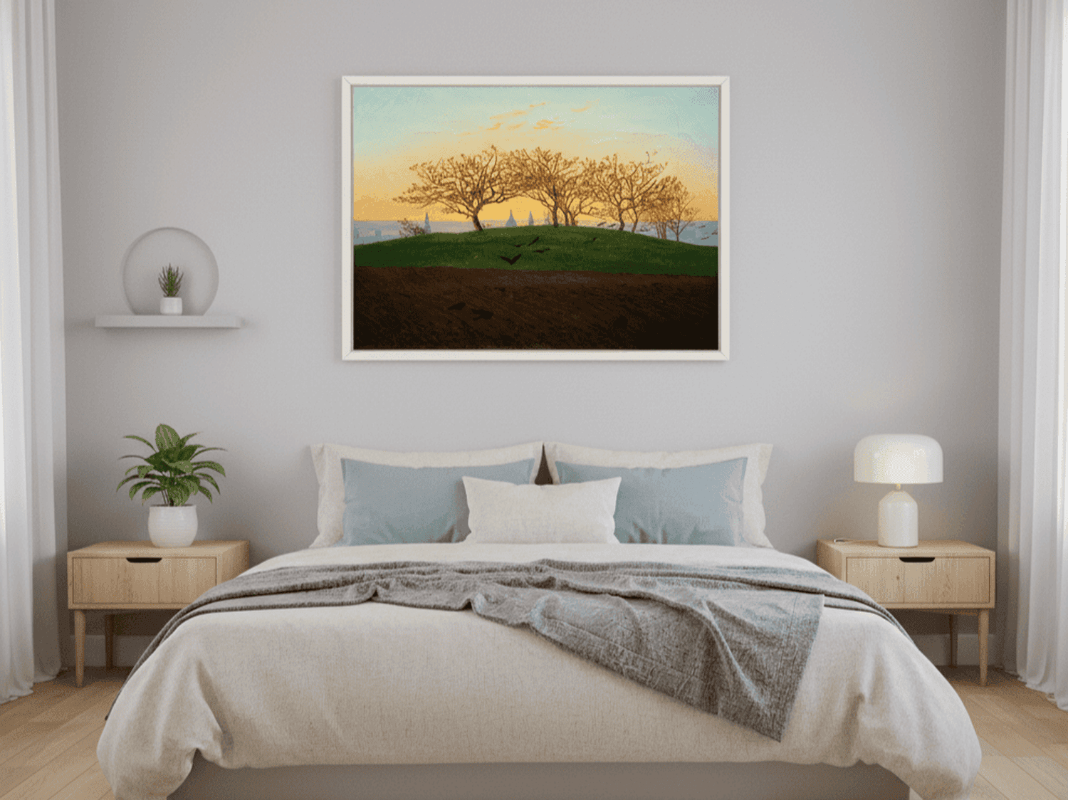 Hügel mit Bruchacker bei Dresden | Caspar David Friedrich