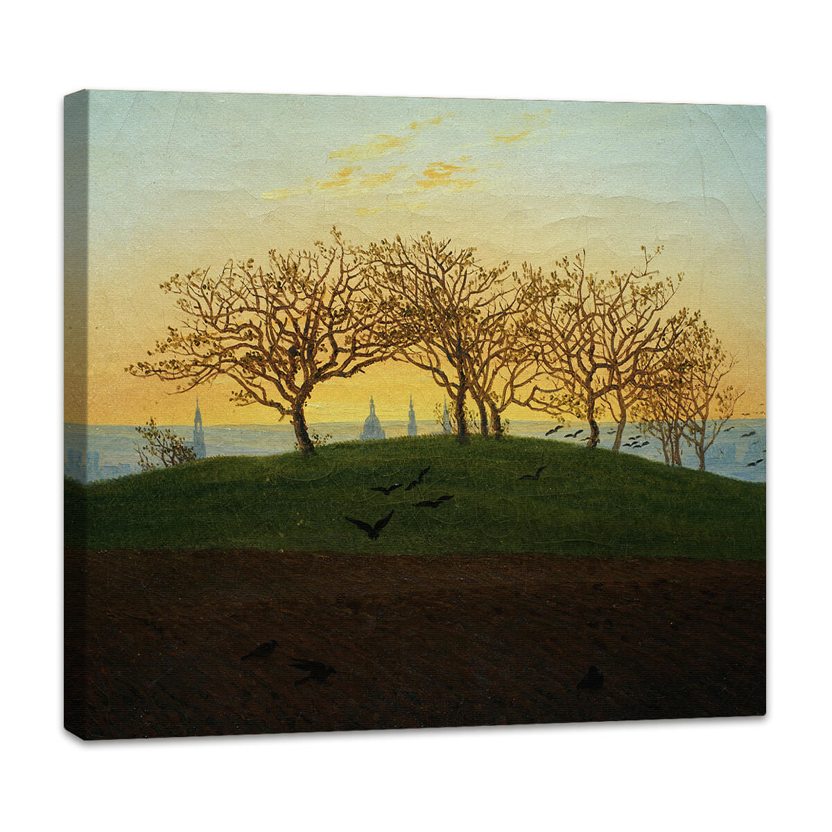 Hügel mit Bruchacker bei Dresden | Caspar David Friedrich