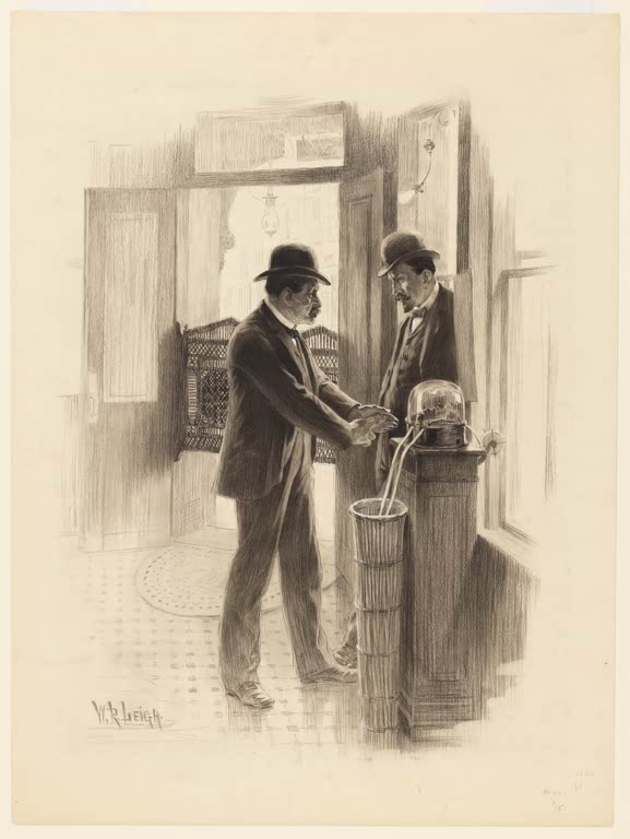 Kunstdruck „Ich glaube nicht, dass es hinaufgeht; ich weiß, dass es hinaufgeht!“ von William Robinson Leigh