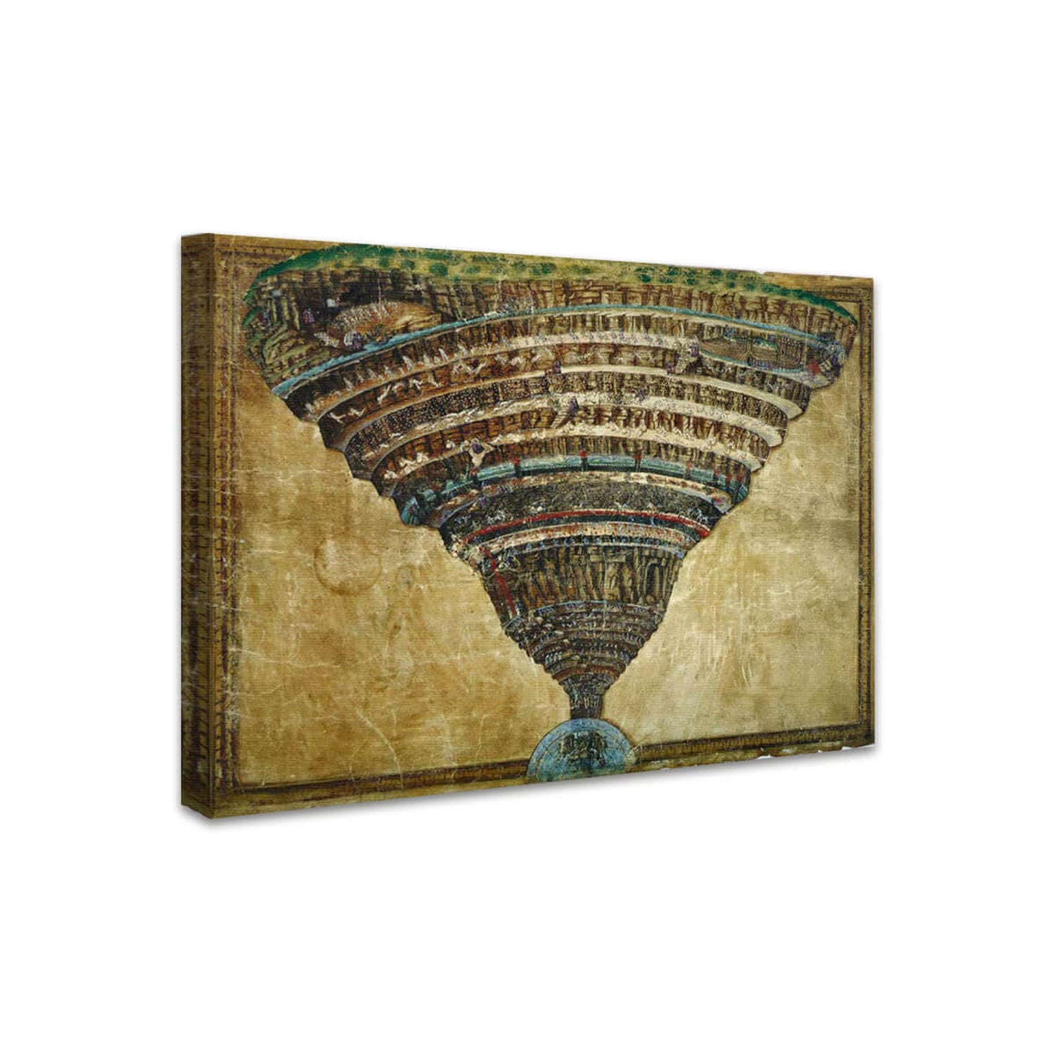 Illustration zu Dante Alighieris Göttlicher Komödie | Sandro Botticelli