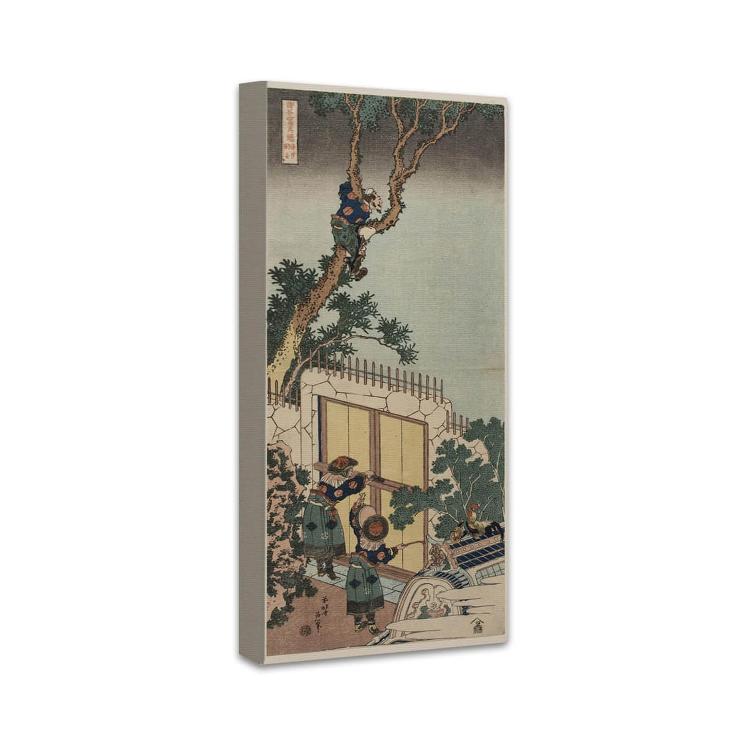 Illustration zu einem Gedicht von Sei Shōnagon, aus der Serie Wahres Spiegelbild der chinesischen und japanischen Poesie (Shiika shashinkyō) | Katsushika Hokusai