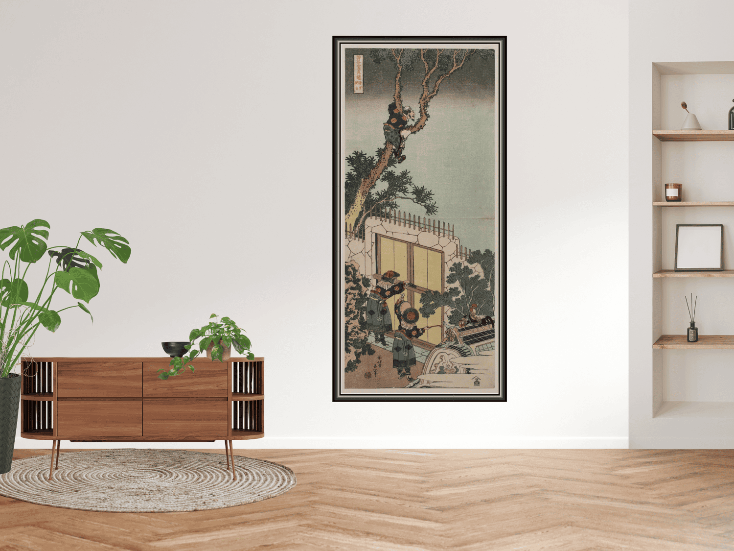 Illustration zu einem Gedicht von Sei Shōnagon, aus der Serie Wahres Spiegelbild der chinesischen und japanischen Poesie (Shiika shashinkyō) | Katsushika Hokusai