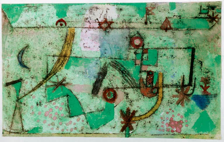 Kunstdruck „Im Bach'schen Stil“ von Paul Klee, handgefertigt in Deutschland
