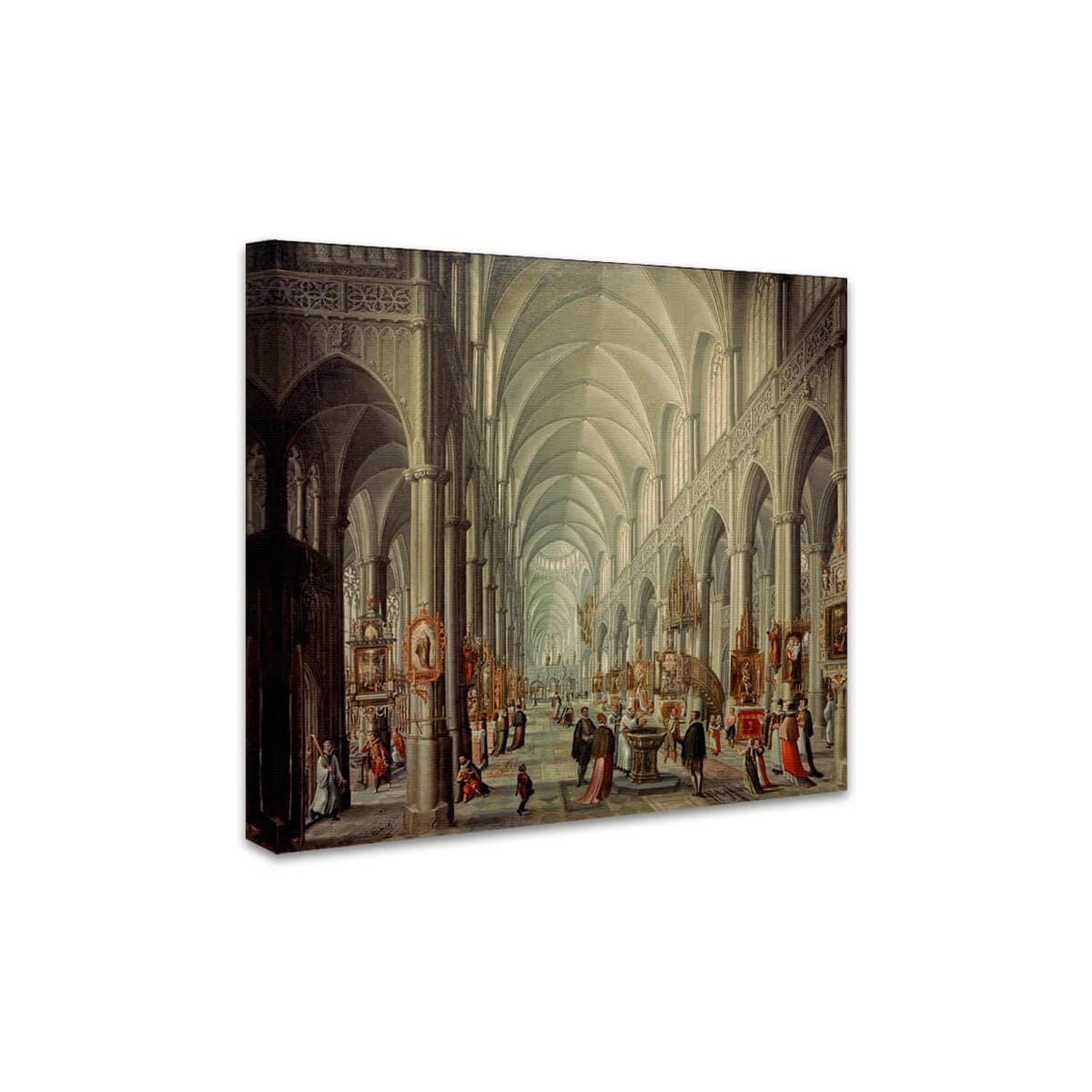 Inneres einer gotischen Kirche | Paul Vredeman de Vries