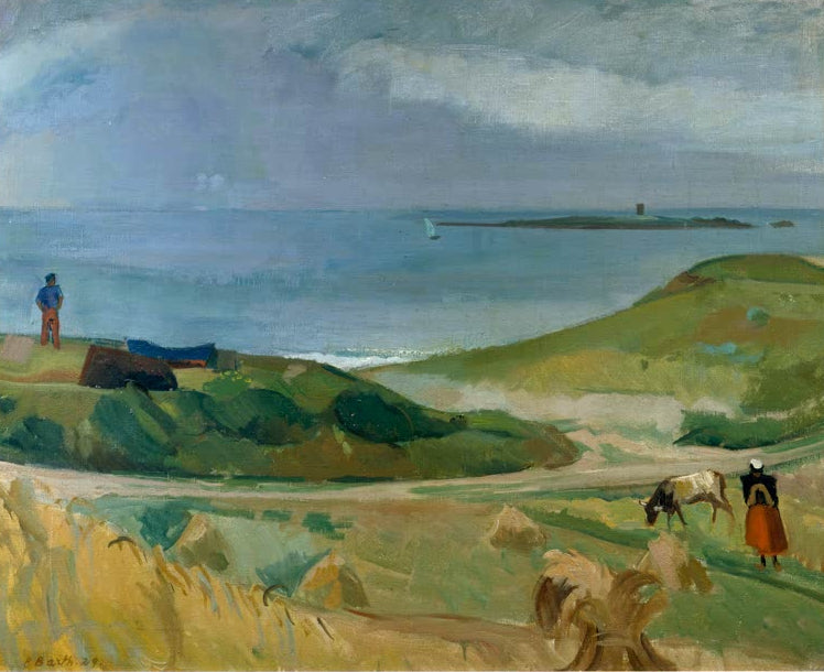 Kunstdruck Insel Porquerolles von Paul Basilius Barth