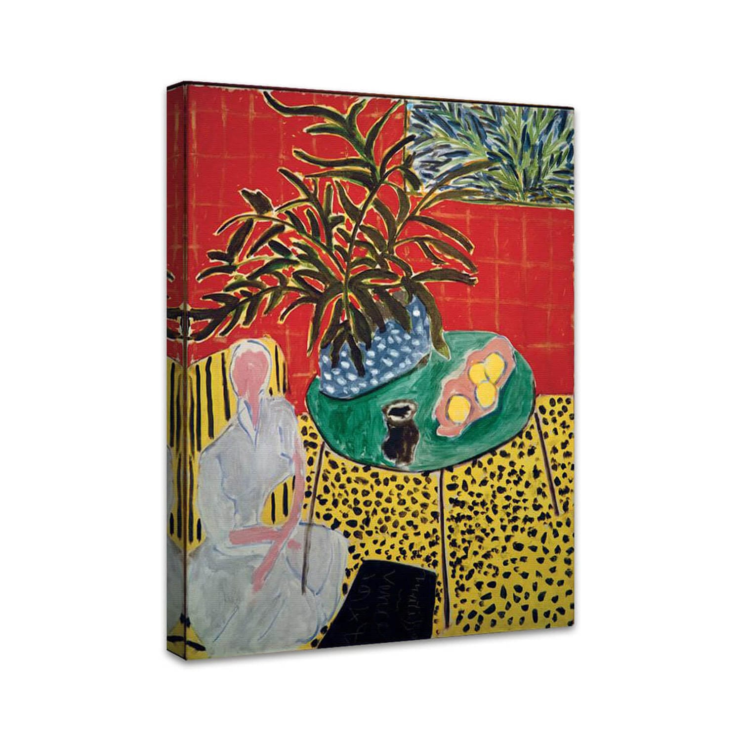 Interieur mit schwarzem Farn | Henri Matisse