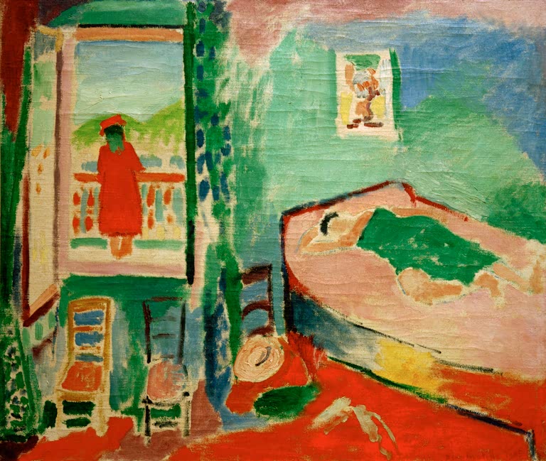 Kunstdruck des Gemäldes „
Interieur in Collioure“ von Henri Matisse, erhältlich als Leinwand oder Poster, auf Wunsch gerahmt, in Deutschland per Hand gefertigt.
