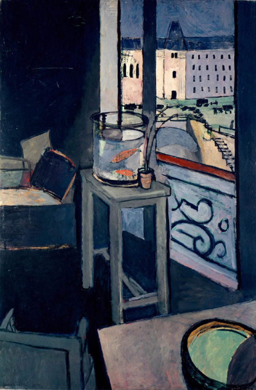 Interior mit Goldfischglas | Henri Matisse