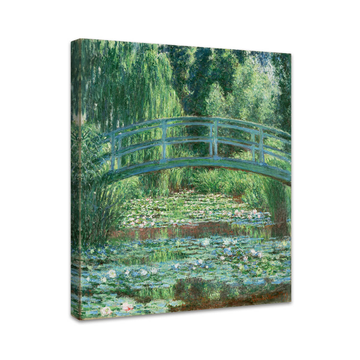 Japanische Fußbrücke, und der Seerosenteich, Giverny | Claude Monet