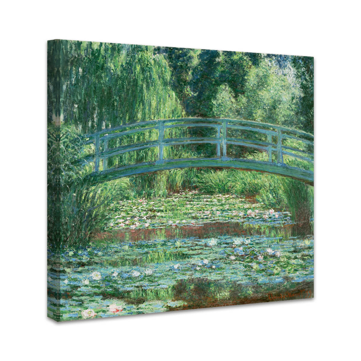 Japanische Fußbrücke, und der Seerosenteich, Giverny | Claude Monet