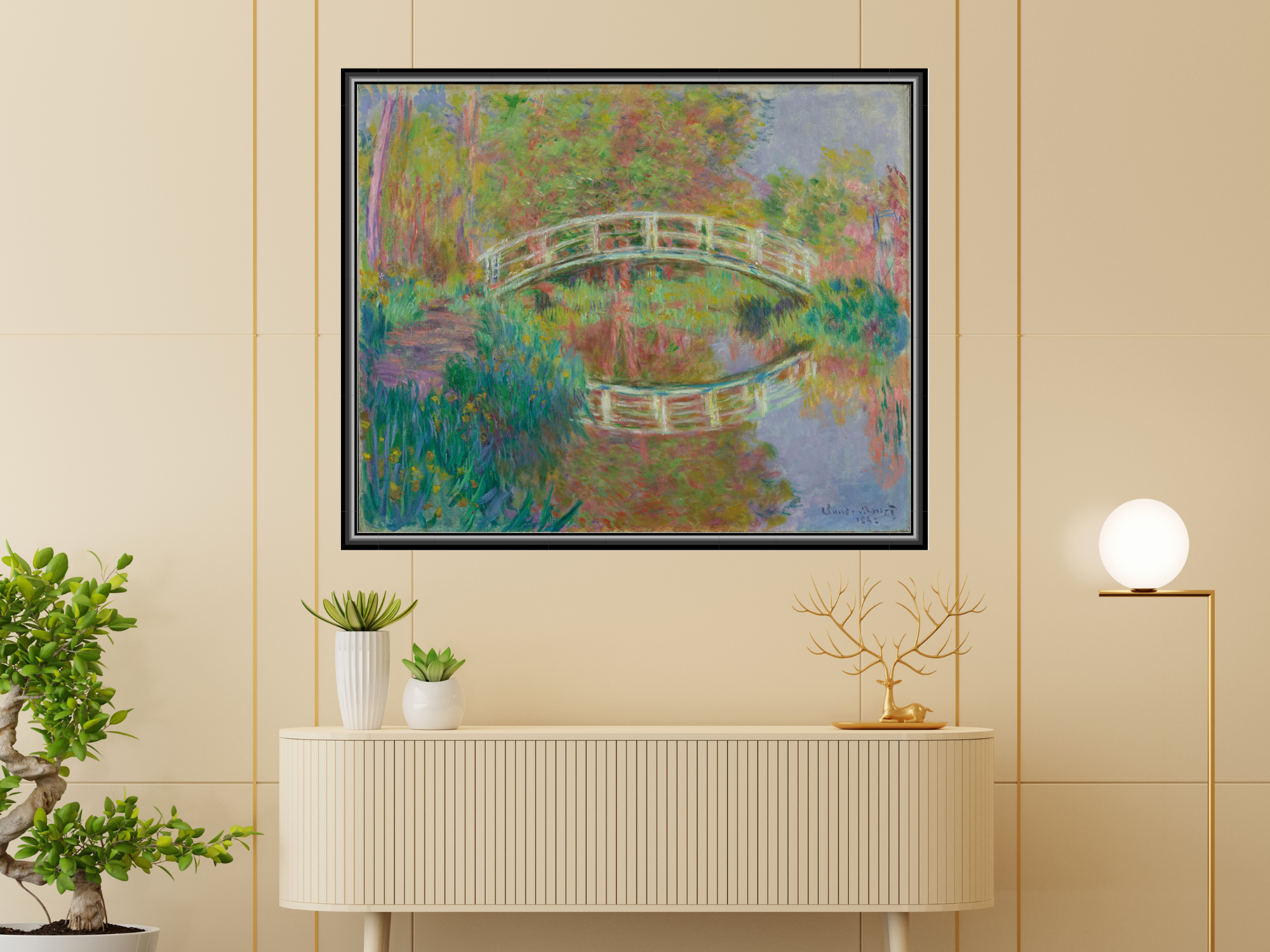Japanische Fußbrücke, Giverny | Claude Monet