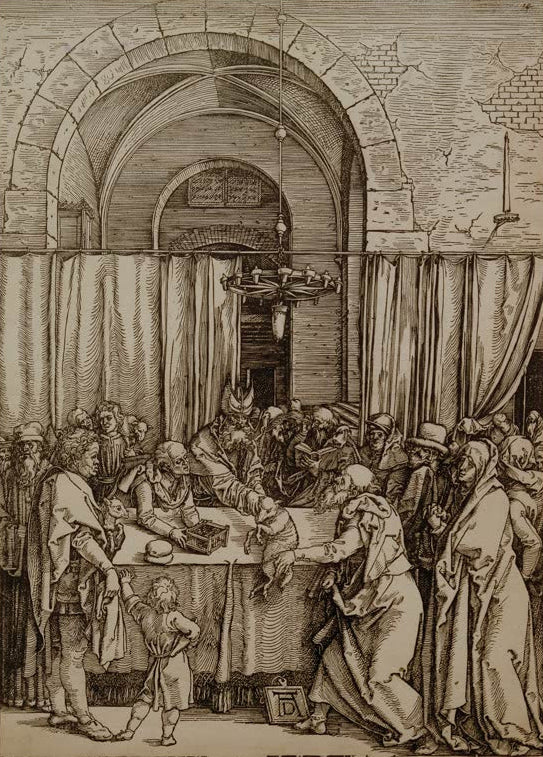 Kunstdruck „Joachims Opfer“ von Albrecht Dürer